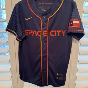 Space City Astros ~ Altuve #27  Baseball Jersey  Youth M ~ RETIRED Jersey 2024